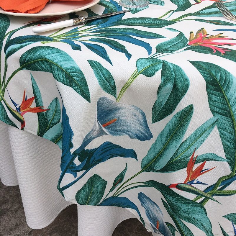 Rectangular coated cotton tablecloth "Arôme" Sud Etoffe