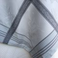 Nappe rectangulaire Sud Etoffe, Jacquard polyester "Oliveraie" gris