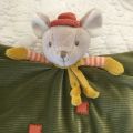 Barbara Bukowski - Mouse "Henry baby rug" baby rug and dummy clipd