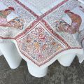 Square Jacquard tablecloth "Lafayette" Marat d'Avignon