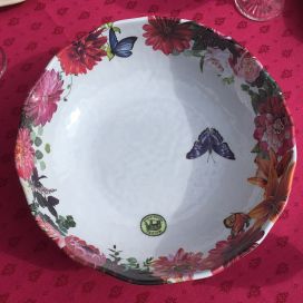 Michel Design Works "Sweet Floral Melody" Melamine Bistro Bowl