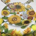 Michel Design Works "Sunflower" Melanine large round platter
