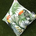 Outdoor cushions "Toucan" ecru