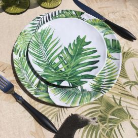 Michel Design Works  "Palm Breeze" Accent plate set