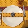 Cotton napkins "Calissons" yellow and red
