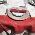 Golden metal Table napkin ring "Corail"