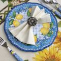 Tessitura Toscana Telerie, linen table napkin ecru color
