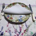 Tessitura Toscana Telerie, linen table napkin white color