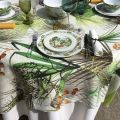 Tessitura Toscana Tellerie, square hemp tablecloth "Oasi"