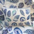 Decorative linen cushion "Cyprea" Tessitura Toscana Telerie