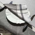 Serviette de table Jacquard "Versailles" gris, Tissus Toselli