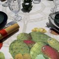 Tessitura Toscana Telerie, square linen tablecloth "Mediterraneo"
