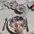 Michel Design Works "Peppermint" Melamine Casual dinner plate