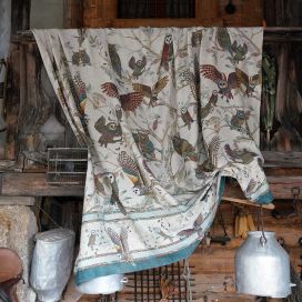 Mezzeri "Bubo" decorative cloths by Tessitura Toscana Telerie