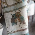 Grand foulard, mezzeri "Bubo" par Tessitura Toscana Telerie