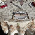 Tessitura Toscana Telerie, square linen tablecloth "Norma"