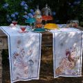 Tessitura Toscana Tellerie, rectangular hemp tablecloth "Jelly"