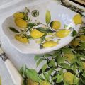 Michel Design Works "Lemon basil" Melanine serveware pasta bowl