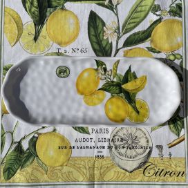 Michel Designs, Plat long rectangulaire "Lemon Basil"