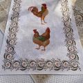 Kitchen towel cock "Lafayette" by Tissus Toselli