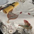 Rectangular Jacquard tablecloth"Chantecler" Marat d'Avignon