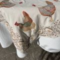 Rectangular Jacquard tablecloth"Chantecler" Marat d'Avignon