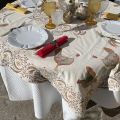 Rectangular Jacquard tablecloth"Chantecler" Marat d'Avignon