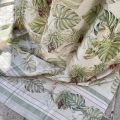 Decorative linen cushion "Parrot" Tessitura Toscana Telerie