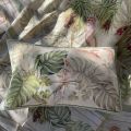 Decorative linen cushion "Parrot" Tessitura Toscana Telerie