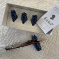 Box of 4 knife setting Cicada blue from Louis Sicard