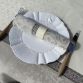 Serviette de table Sud Etoffe "Alicante" beige et taupe