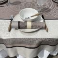 Table napkins  Sud Etoffe "Chamaret" natural and taupe