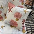 Outdoor cushions "Corail" ecru