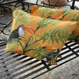 Outdoor cushions "Toucan" orange