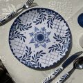 Cutlery Set (48 pieces) "Taormina" white and blue