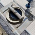 Placemat "Chamaret" grey and blue from Sud Etoffe