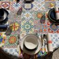 Tessitura Toscana Tellerie, square coton tablecloth "Camastra"
