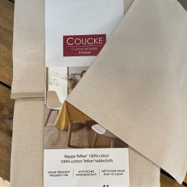 Cotton table napkin "Coucke",  plain sable