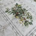 Linen kitchen towel "Ballotte" marrone Tessitura Toscana Telerie