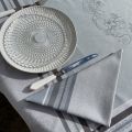Table napkins  Sud Etoffe "Coloquinte" grey