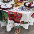 Tessitura Toscana Tellerie, rectangular coton tablecloth "Sweet Fox"