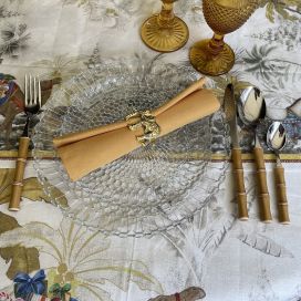 Cutlery Set (48 pieces) "Bamboo" beige, from Neva Italy