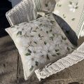 Housse de coussin Jacquard "Magnolia" Tissus Toselli, Nice