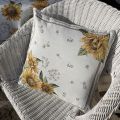Provence Jacquard cushion cover "Sunflower" from Tissus Toselli in Nice