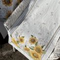 Webbed table runner Jacquard Sunflower Tissus Tosseli