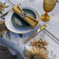 Rectangular Jacquard tablecloth Sunflower by Tissus Toselli