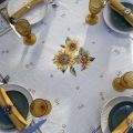 Rectangular Jacquard tablecloth Sunflower by Tissus Toselli