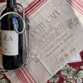 Jacquard kitchen towel "Le Petit Café" by Tissus Toselli