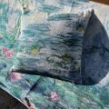 Provence Jacquard cushion cover "Les Nymphéas" Claude Monet