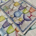 Set of 2 placemats "Mymat" Crystal by Tessitura Toscana Telerie